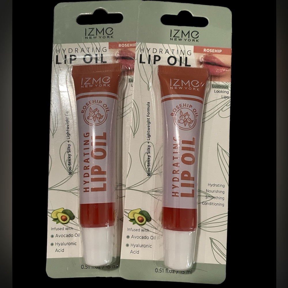 Izme New York Hydrating Lip Oil Rosehip 2 New in Package